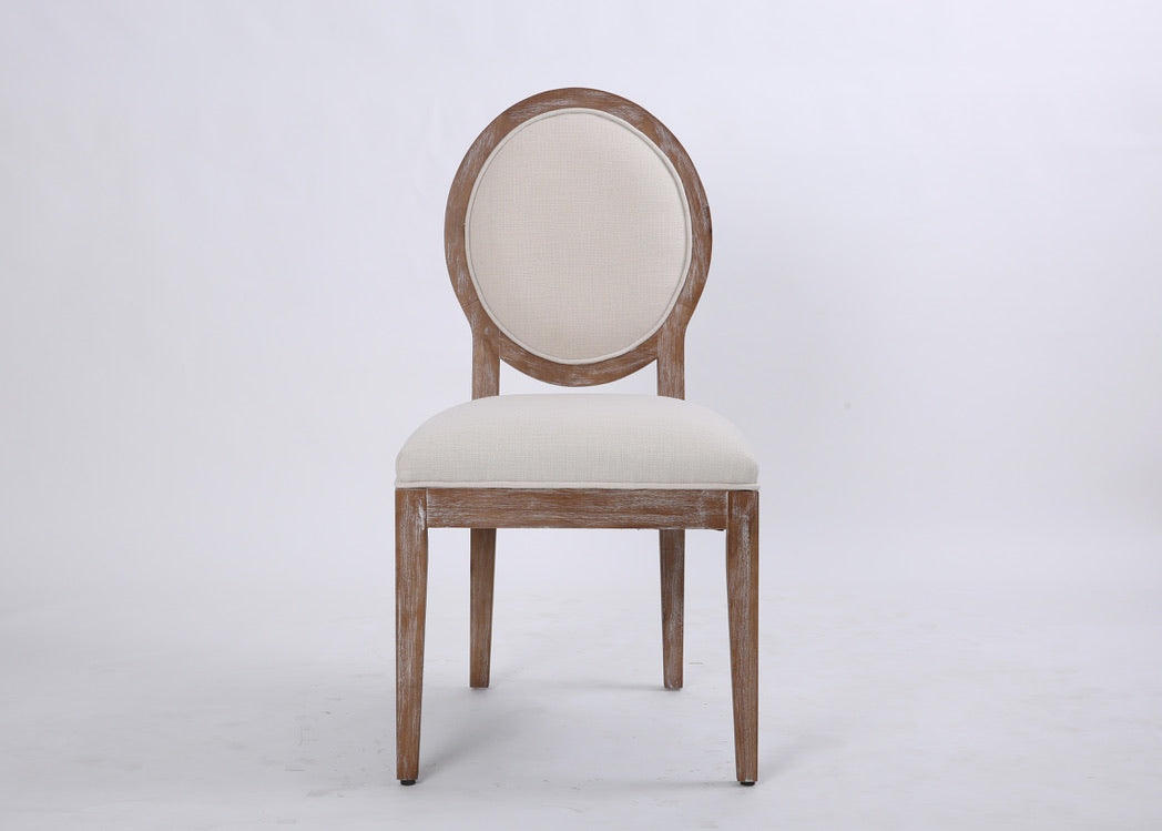 The Satine Dining Chair, round