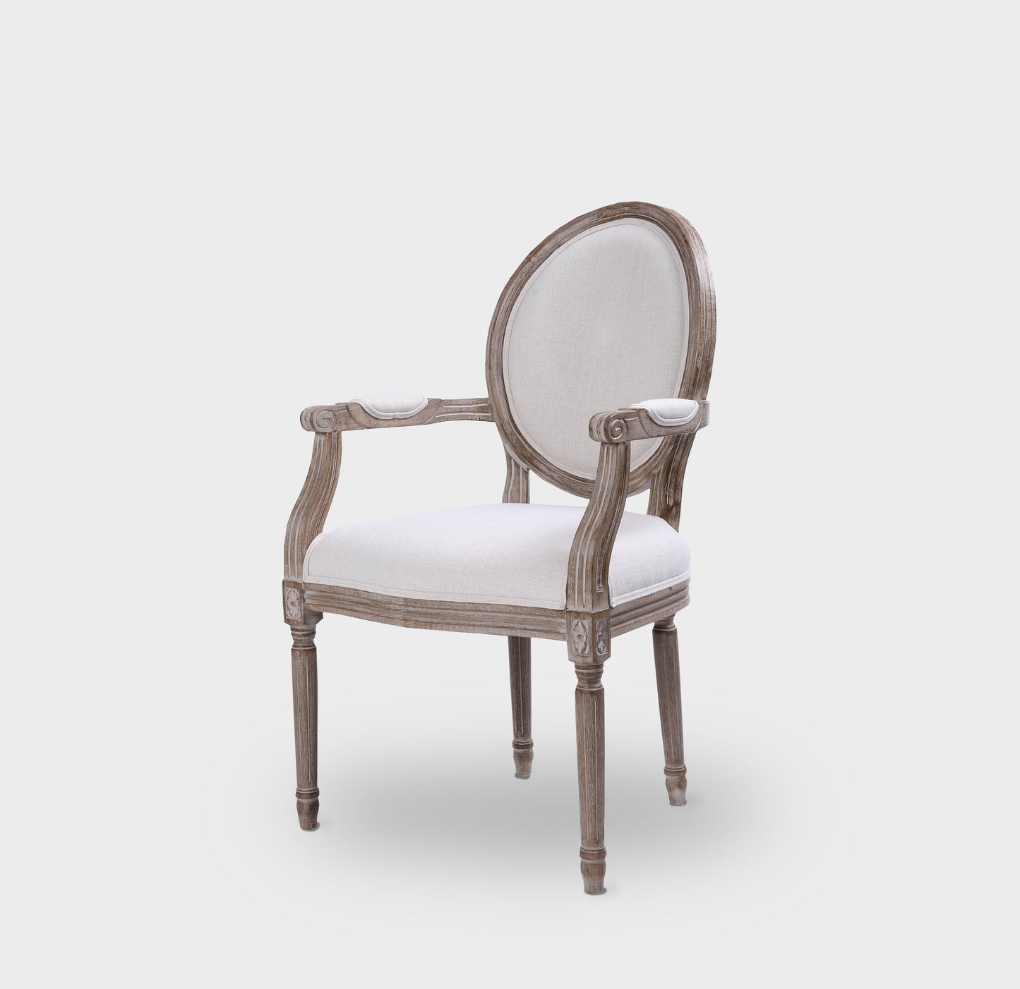 The Moulin Dining Chair, round with arms